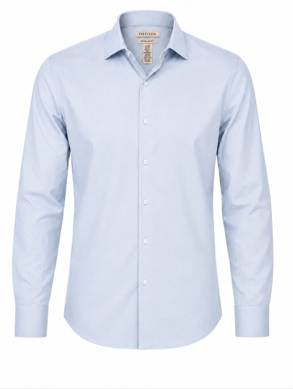 Van Heusen Pale Blue Classic Dress Shirt Regualr Fit 16.5 L/G